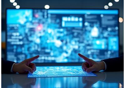 Logótipo genérico de universidade em frente a um laboratório de investigação