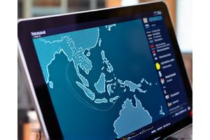 Interface de software de otimização de rotas com previsões meteorológicas e algoritmos de IA